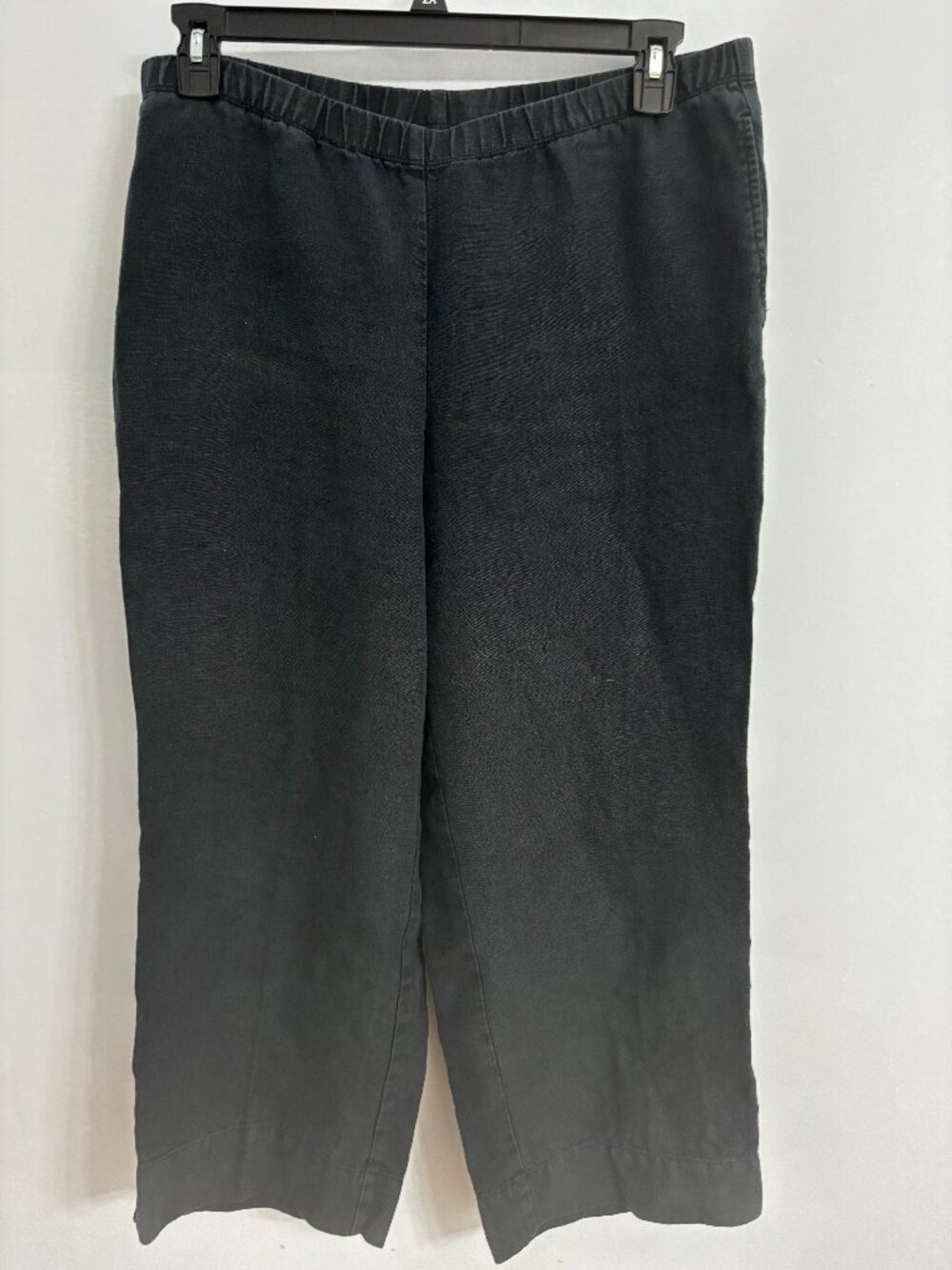 J. Jill Linen Black Crop Pants